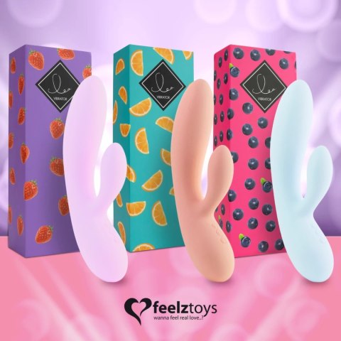 FeelzToys Lea Strawberry - silikonowy model dwusilnikowy wodoodporny FeelzToys Lea Strawberry - silikonowy model dwusilnikowy wodoodporny