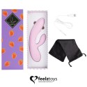 FeelzToys Lea Strawberry - silikonowy model dwusilnikowy wodoodporny