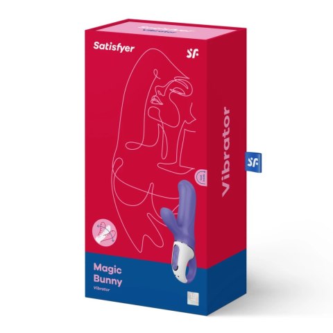 Satisfyer Magic Bunny - silikonowy model dwusilnikowy, wodoodporny IPX7 Satisfyer Magic Bunny - silikonowy model dwusilnikowy, wodoodporny IPX7