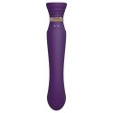 ZALO Queen Set Twilight Purple - Model z funkcją pulsacji i podgrzewania