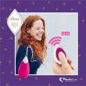 FeelzToys Anna Deep Pink - zdalnie sterowane jajko, 10 trybow, silikon