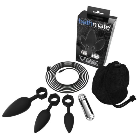 Bathmate Anal Training Plugs Vibe - zestaw silikonowych wibrujących korkow IPX7 Bathmate Anal Training Plugs Vibe - zestaw silikonowych wibrujących korkow IPX7