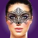 Rianne S Soiree Mask II Brigitte maska wenecka materiałowa czarna