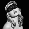 Sportsheets S&M Satin Blindfold Black - satynowa opaska na oczy czarna
