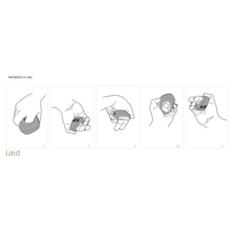 Laid C.1 Black model silikonowy z wibracjami, 3 tryby, wodoodporny Laid C.1 Black model silikonowy z wibracjami, 3 tryby, wodoodporny