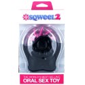 Lovehoney Sqweel 2 Black - system rotacyjny z 10 silikonowymi płatkami