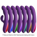 Kama Sutra Rhythm Lavani Purple - model z 3 silnikami, wodoodporny