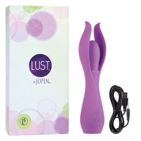 Lust by Jopen L5 - wielofunkcyjny masażer silikonowy fioletowy Lust by Jopen L5 - wielofunkcyjny masażer silikonowy fioletowy