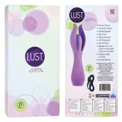 Lust by Jopen L5 - wielofunkcyjny masażer silikonowy fioletowy Lust by Jopen L5 - wielofunkcyjny masażer silikonowy fioletowy