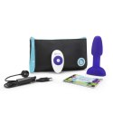 B-Vibe Rimming Petite Purple - kompaktowa maszyna intymna z pilotem