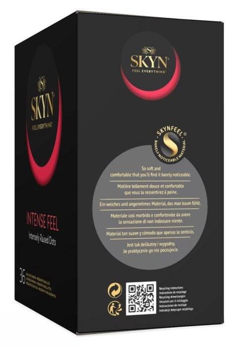 SKYN Intense Feel Prezerwatywy nielateksowe cienkie powłoka silikon 36 szt. SKYN Intense Feel Prezerwatywy nielateksowe cienkie powłoka silikon 36 szt.