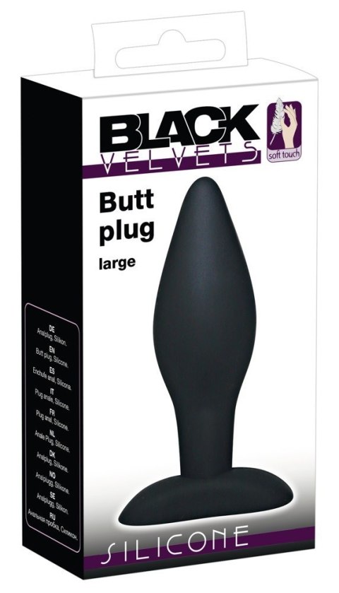 KOREK ANALNY BLACK VELVETS LARGE PLUG KOREK ANALNY BLACK VELVETS LARGE PLUG
