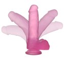DILDO 7'' JELLY STUDS RÓŻOWE DILDO 7'' JELLY STUDS RÓŻOWE