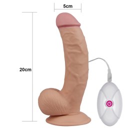 DILDO 8.5 THE ULTRA SOFT DUDE VIBRATING