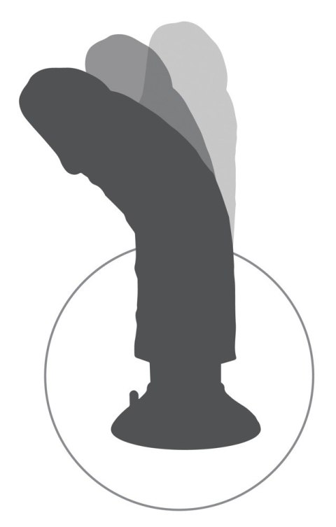 DILDO 8 VIBRATING COCK WITH BALLS DILDO 8 VIBRATING COCK WITH BALLS