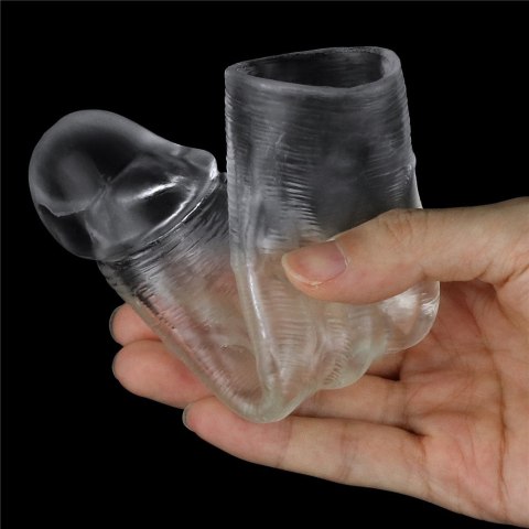 FLAWLESS CLEAR PENIS SLEEVE ADD 1''