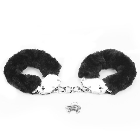 KAJDANKI FLUFFY HAND CUFFS CZARNE KAJDANKI FLUFFY HAND CUFFS CZARNE