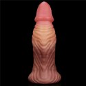 KOREK ANALNY 7.0'' DUAL LAYERED PLATINUM SILICONE PLUG