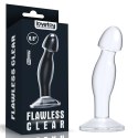 KOREK ANALNY FLAWLESS CLEAR PROSTATE PLUG 6.5'' KOREK ANALNY FLAWLESS CLEAR PROSTATE PLUG 6.5''