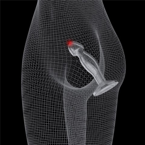 KOREK ANALNY FLAWLESS CLEAR PROSTATE PLUG 6.5'' KOREK ANALNY FLAWLESS CLEAR PROSTATE PLUG 6.5''