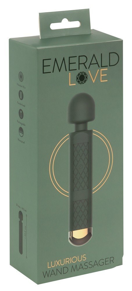 Luxurious Wand Massager Emerald Love Luxurious Wand Massager Emerald Love