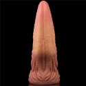 DILDO 10'' DUAL LAYERED PLATINUM SILICONE TONGUE