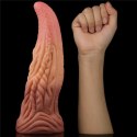 DILDO 10'' DUAL LAYERED PLATINUM SILICONE TONGUE