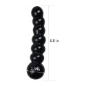 DILDO 6.8" GLASS ROMANCE CZARNY DILDO 6.8" GLASS ROMANCE CZARNY