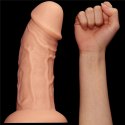 DILDO 9.5'' REALISTIC CURVED DILDO