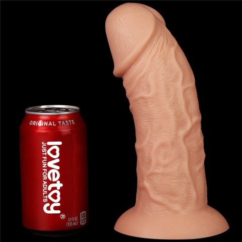 DILDO 9.5'' REALISTIC CURVED DILDO