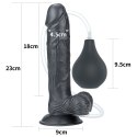 DILDO 9'' SQUIRT EXTREME DILDO - BLACK DILDO 9'' SQUIRT EXTREME DILDO - BLACK