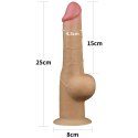 DONG 9.5'' DUAL LAYERED HANDLE COCK DONG 9.5'' DUAL LAYERED HANDLE COCK