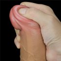 DONG 9.5'' DUAL LAYERED HANDLE COCK DONG 9.5'' DUAL LAYERED HANDLE COCK