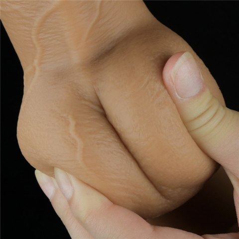 DONG 9.5'' DUAL LAYERED HANDLE COCK DONG 9.5'' DUAL LAYERED HANDLE COCK