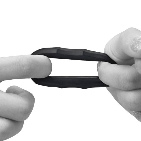 PIERŚCIEŃ POWER PLUS COCKRING CZARNY PIERŚCIEŃ POWER PLUS COCKRING CZARNY