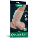 PIERŚCIEŃ VIBRATING DRIP KNIGHTS RING WITH SCROTUM SLEEVE PIERŚCIEŃ VIBRATING DRIP KNIGHTS RING WITH SCROTUM SLEEVE