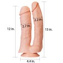 PODWÓJNE DILDO 12'' REALISTIC MEGA DOUBLE DILDO PODWÓJNE DILDO 12'' REALISTIC MEGA DOUBLE DILDO