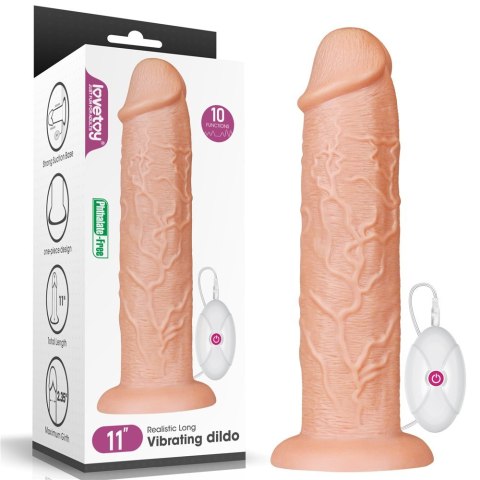 WIBRATOR 11'' KING-SIZED DILDO WIBRATOR 11'' KING-SIZED DILDO