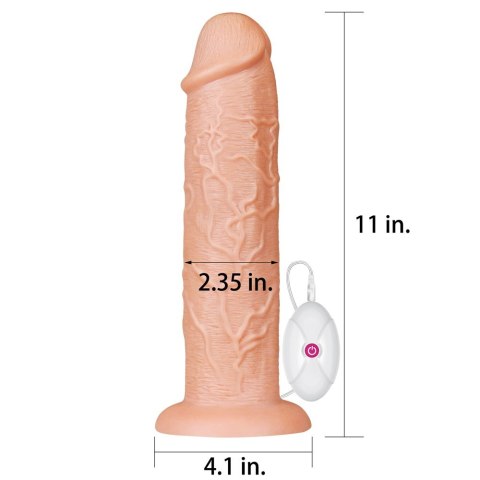 WIBRATOR 11'' KING-SIZED DILDO WIBRATOR 11'' KING-SIZED DILDO