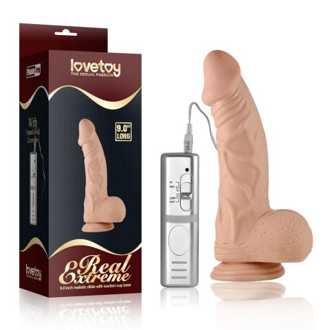 WIBRATOR 9" REAL EXTREME VIBRATING DILDO WIBRATOR 9" REAL EXTREME VIBRATING DILDO