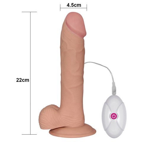 WIBRATOR 9" THE ULTRA SOFT DUDE VIBRATING WIBRATOR 9" THE ULTRA SOFT DUDE VIBRATING
