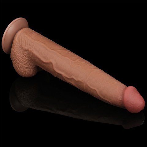 13.5'' KING SIZED SLIDING SKIN DUAL LAYER DONG 13.5'' KING SIZED SLIDING SKIN DUAL LAYER DONG