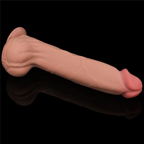 14'' KING SIZED SLIDING SKIN DUAL LAYER DONG 14'' KING SIZED SLIDING SKIN DUAL LAYER DONG
