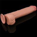 14'' KING SIZED SLIDING SKIN DUAL LAYER DONG 14'' KING SIZED SLIDING SKIN DUAL LAYER DONG