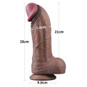 DILDO 11'' DUAL LAYERED SILICONE COCK XXL