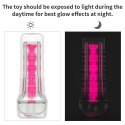 MASTURBATOR 8.5'' LUMINO PLAY MASTURBATOR - PINK GLOW MASTURBATOR 8.5'' LUMINO PLAY MASTURBATOR - PINK GLOW