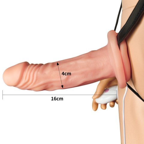 VIBRATING UNISEX HOLLOW STRAP ON VIBRATING UNISEX HOLLOW STRAP ON