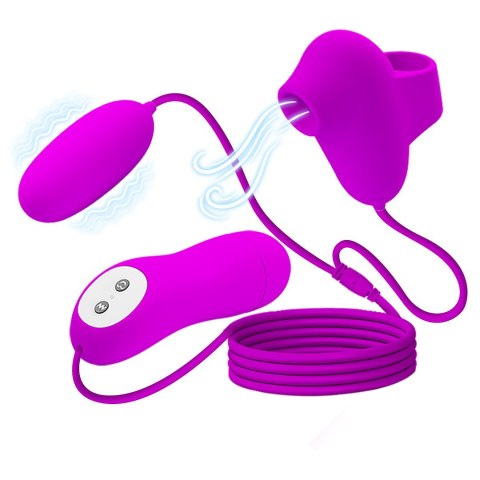 WIBRATOR PRETTY LOVE SUCTION & VIBROBULLETS WIBRATOR PRETTY LOVE SUCTION & VIBROBULLETS