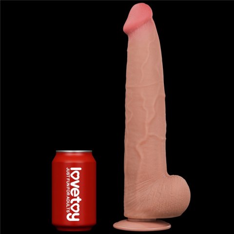 DILDO 13.5'' KING SIZED SLIDING SKIN DUAL LAYER DONG DILDO 13.5'' KING SIZED SLIDING SKIN DUAL LAYER DONG