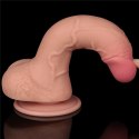 DILDO 7.5'' SLIDING SKIN DUAL LAYER DONG FLESH DILDO 7.5'' SLIDING SKIN DUAL LAYER DONG FLESH